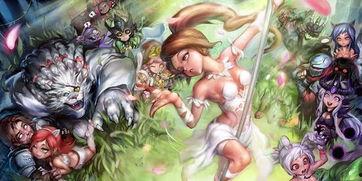 英雄联盟日本动漫,日本动漫风下的奇幻战场